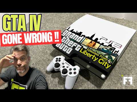 Видео: Превращение PS3 Slim в трибьют GTA IV ПОШЛО НЕ ТАК!