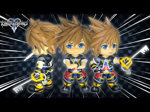 Видео: Сора из Kingdom Hearts 2 нендороид фигурка обзор Sora Nendoroid review