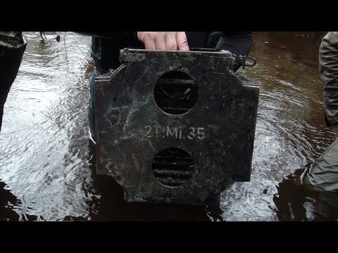 Видео: Немцы в спешке бросили все! Раскопки на Железной реке с металлоискателем  // Юрий Гагарин