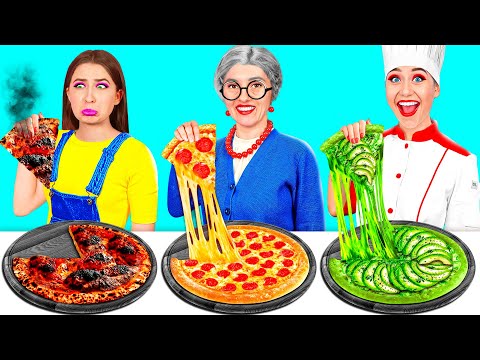 Видео: Кулинарный Челлендж: Я против Бабушки | Удивительные Кулинарные Лайфхаки от Fun Challenge