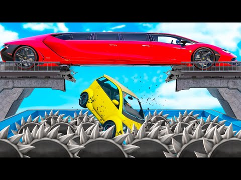 Видео: СМОЖЕТ ЛИ ТАЧКА ПЕРЕЛЕТЕТЬ СЛОМАННЫЙ МОСТ В ГТА 5 ? - ЭКСПЕРИМЕНТ В GTA 5