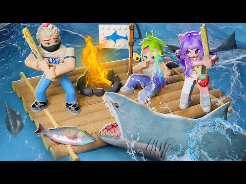 Видео: ВЫЖИВИ НА ПЛОТУ! Roblox Survive on a Raft