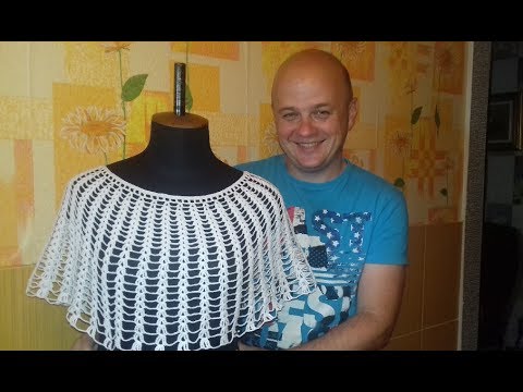 Видео: Пляжная летняя туника крючком. Часть первая.