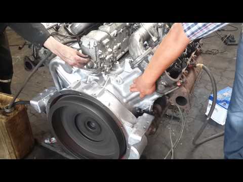 Видео: Первый  запуск ЯМЗ 236 после капитального ремонта. Полное видео