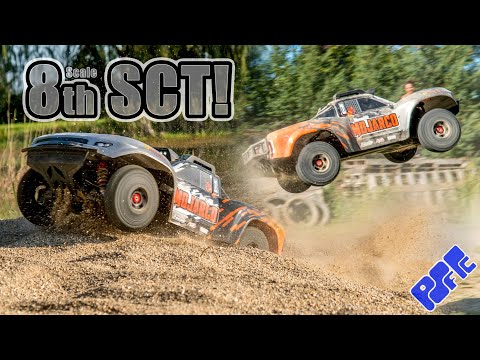 Видео: Трек-энд-бэш-тест Hosim Mojarco M33 6S SCT в масштабе 8:0! #rc