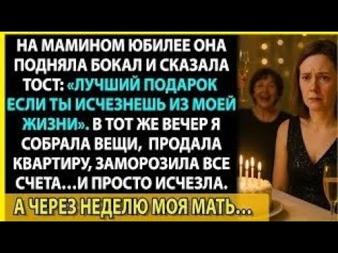Видео: Я исполнила мамину просьбу — исчезла. Но её жизнь превратилась в кошмар
