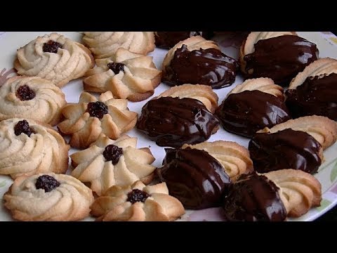 Видео: Печенье курабье и валентинки.