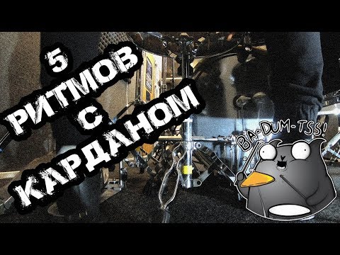 Видео: 5 крутейших ритмов с карданом тебе в копилку!