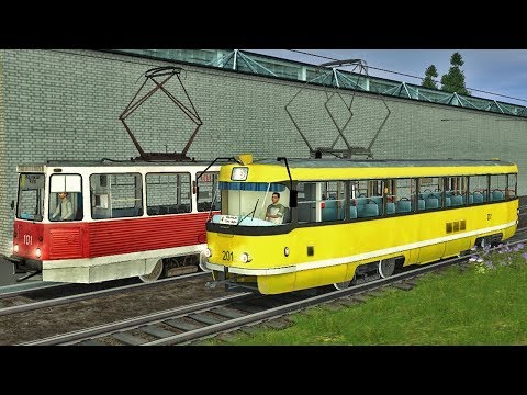 Видео: TATRA T3 И КРИВЫЕ ТРАМВАЙНЫЕ ПУТИ ЧАПАЕВО 2 - БУДНИ ВАГОНОВОЖАТОГО В TRAINZ A NEW ERA