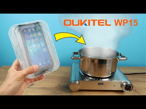 Видео: Заморозил в куске льда и бросил в кипяток Новый Oukitel WP15! Что с ним будет?...