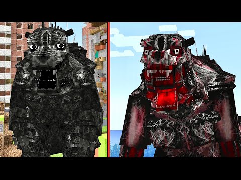 Видео: САМАЯ СТРАШНАЯ ГОДЗИЛЛА В МАЙНКРАФТ