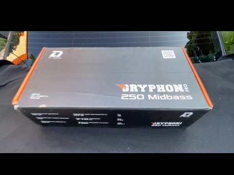 Видео: Распаковка, внешний обзор и установка Gryphon Pro 250 Midbass (в полку)