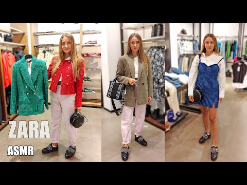 Видео: АСМР Шоппинг в ZARA Обзор ОСЕННИХ НОВИНОК Шепот | ASMR SHOPPING ZARA 2021 Whisper