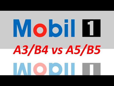 Видео: Mobil 1 5w30 A3B4 vs A5B5 (разные допуски в одном моторе)