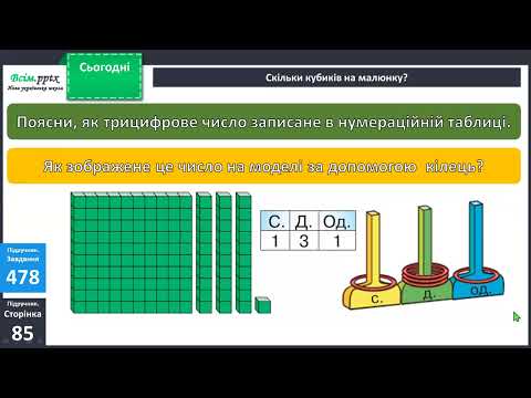 Видео: Нумерація трицифрових чисел. Задачі з буквеними даними.