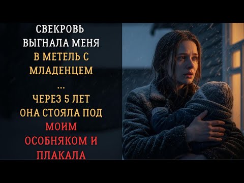 Видео: Свекровь ВЫГНАЛА меня из дома в метель с младенцем | История справедливости
