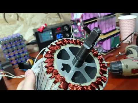 Видео: white siberia teverun 7260R разбор мотор колеса. качество обмотки ((
