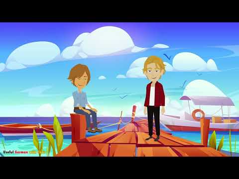 Видео: Учить немецкий язык | Немец у моря | Диалог с субтитрами