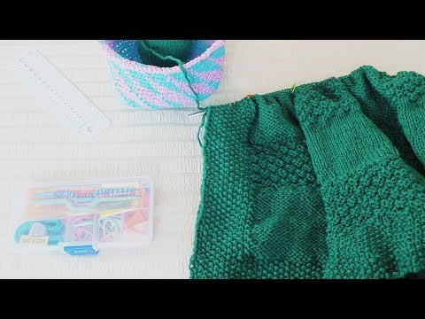 Видео: Лайфхак по набору большого количества петель на спицы | Вяжу плед | Фото моих готовых пледов