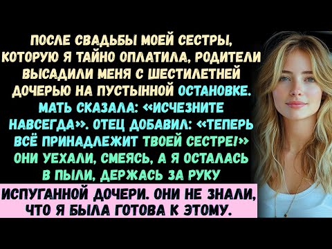 Видео: После роскошной свадьбы моей сестры, которую я тайно оплатила, мои родители сказали мне: «Давай мы..