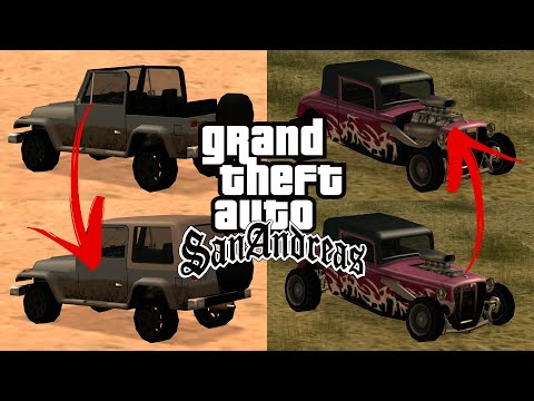 Видео: Разные комплектации машин в GTA San Andreas 🚗