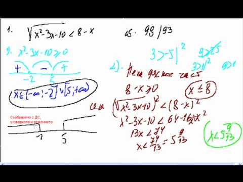 Видео: Ирационални неравенства 2 урок.wmv