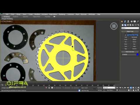 Видео: Создание цепи в 3ds max. Использование модификатора PathDeform (WSM) (часть 1)