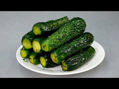 Видео: СУХИЕ малосольные огурцы! НОВЫЙ ВКУС  Утром готовишь - вечером хрустишь!
