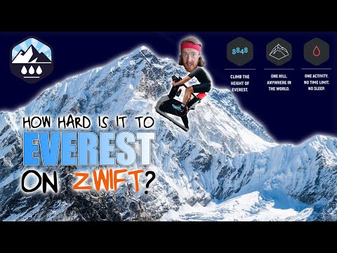 Видео: Насколько сложно достичь EVEREST на Zwift?