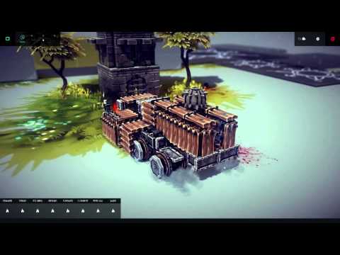 Видео: Besiege. Многофункциональный Броненосец.