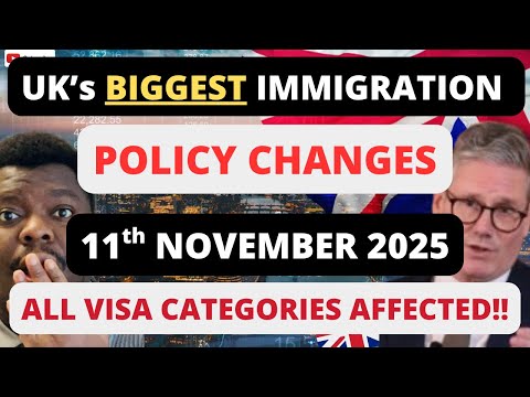 Видео: КРУПНЕЙШИЕ ИЗМЕНЕНИЯ В ИММИГРАЦИОННОЙ ПОЛИТИКЕ ВЕЛИКОБРИТАНИИ ВСТУПИЛИ В СИЛУ 11 НОЯБРЯ 2025 ГОДА...