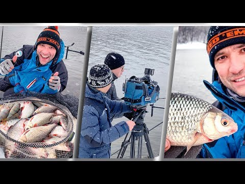 Видео: ☑️Vlog #28 Зимний фидер. Ловля плотвы на реке. ТВЦ интерьвью. Зимняя рыбалка.