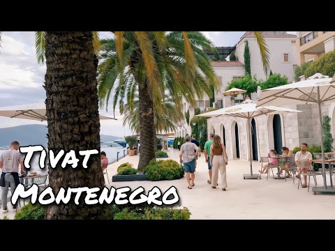Видео: Тиват Черногория 🇲🇪 Пешая прогулка 4K