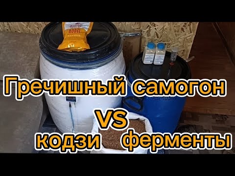 Видео: Гречишный самогон. Кодзи или ферменты, что лучше?