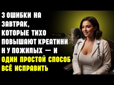 Видео: 3 ошибки на завтрак, которые тихо повышают креатинин у пожилых — и один простой способ всё исправить