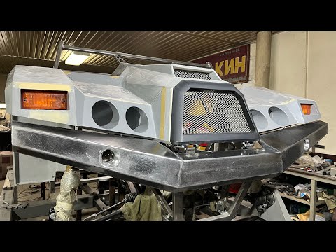 Видео: Проект " Лунт " . Бампер, противотуманные фары.