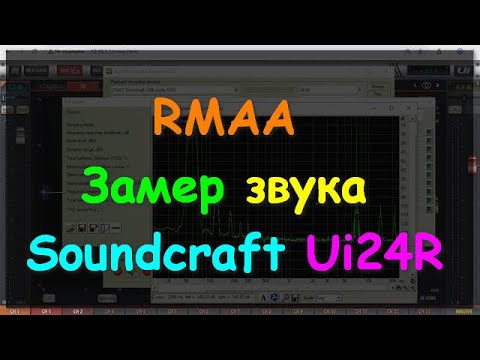 Видео: RMAA замер SoundCraft Ui24R