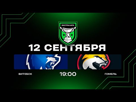 Видео: Витебск - Гомель | 12.09.2025 | Экстралига | Прямая трансляция