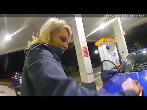 Видео: Остановка на дороге превращает заправку в кошмар