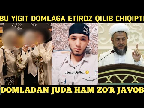 Видео: Бу йигит Исхоқжон домлага АТВЕТ қилиб чиқипти | Домладан жуда зўр жавоб бўлди