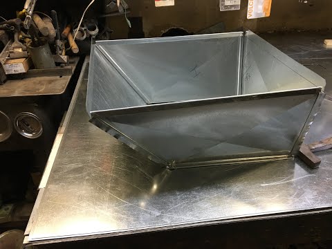 Видео: Пленум из листового металла, 3-сторонний переход