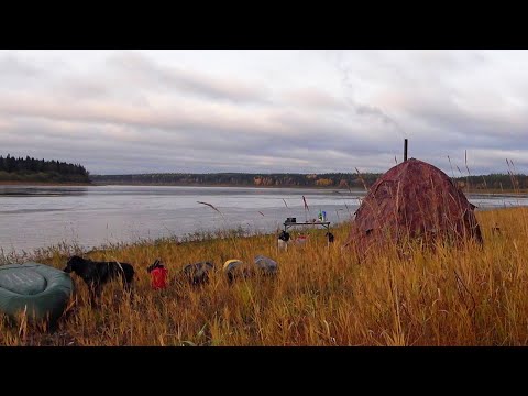 Видео: Сплав по реке Печора ч5 Деревня Усть-Соплеск. Кладбище в глухой тайге. Усть-Воя. Рыбалка на спиннинг