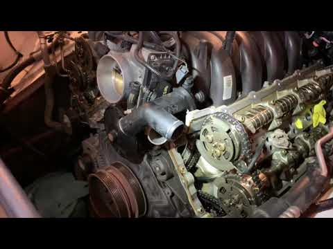 Видео: Полный ремонт цепей и направляющих ГРМ Land Rover Jaguar 5.0L