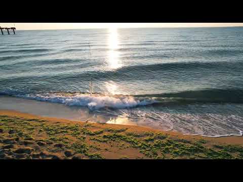Видео: Ранно утро на плажа в Шкорпиловци. 4К Видео.