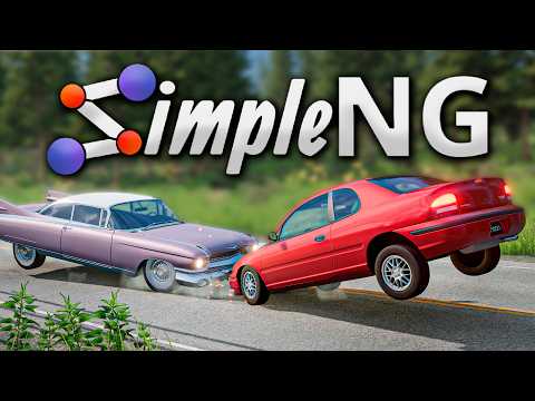 Видео: BeamNG БЕЗ повреждений. ЗАЧЕМ? БЕСПЛАТНЫЙ ПАК МАШИН + ТРАФИК! SimpleNG | DESTIMAGE