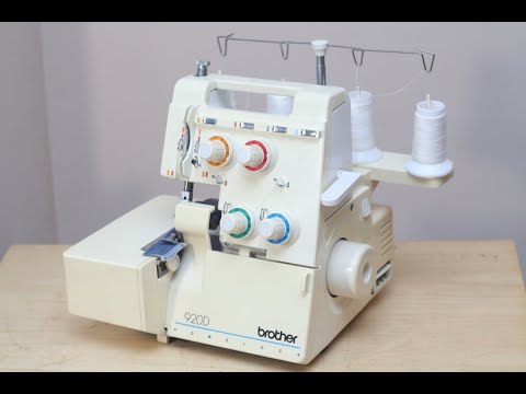 Видео: Brother HomeLock 920D Overlock Serger Nähmaschine Sewing machine Швейна машина Instruction