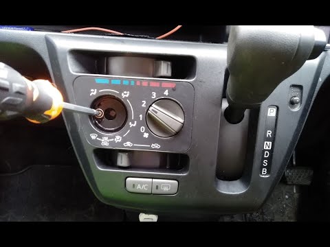 Видео: Дайхатсу МираЕС, Тор, снятие панели отопителя.