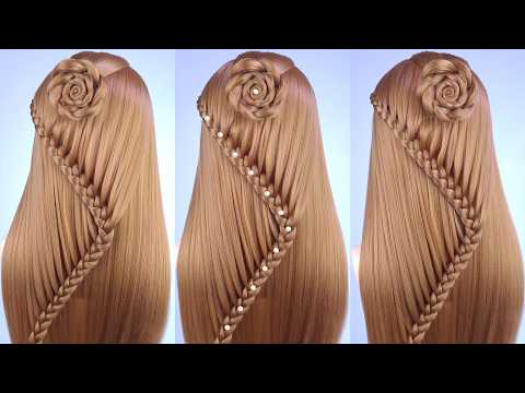 Видео: Ежедневное использование уникальной прически с косами | Простая и потрясающая прическа для девоче...
