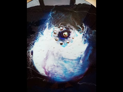 Видео: Amazing Epoxy Resin ART бесплатный мастер класс рисование картин из эпоксидной смолы процесс 2