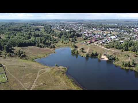 Видео: деревня Макасово и город Сосновское с высоты птичьего полета